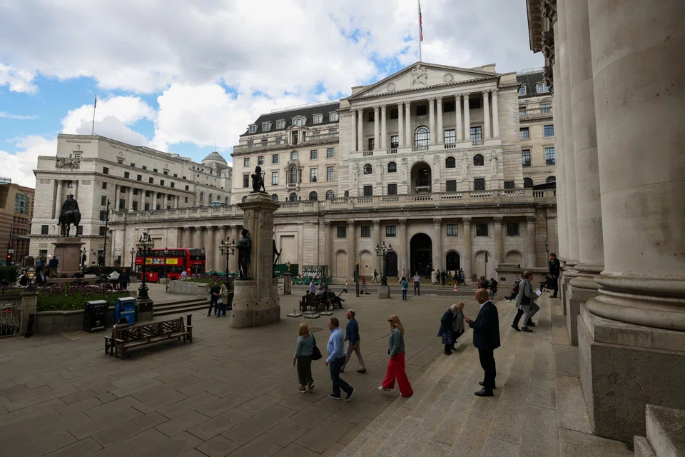 The figures were the first of a raft of key data that may tip the BOE (above) into resuming its interest-rate cutting cycle on Thursday.