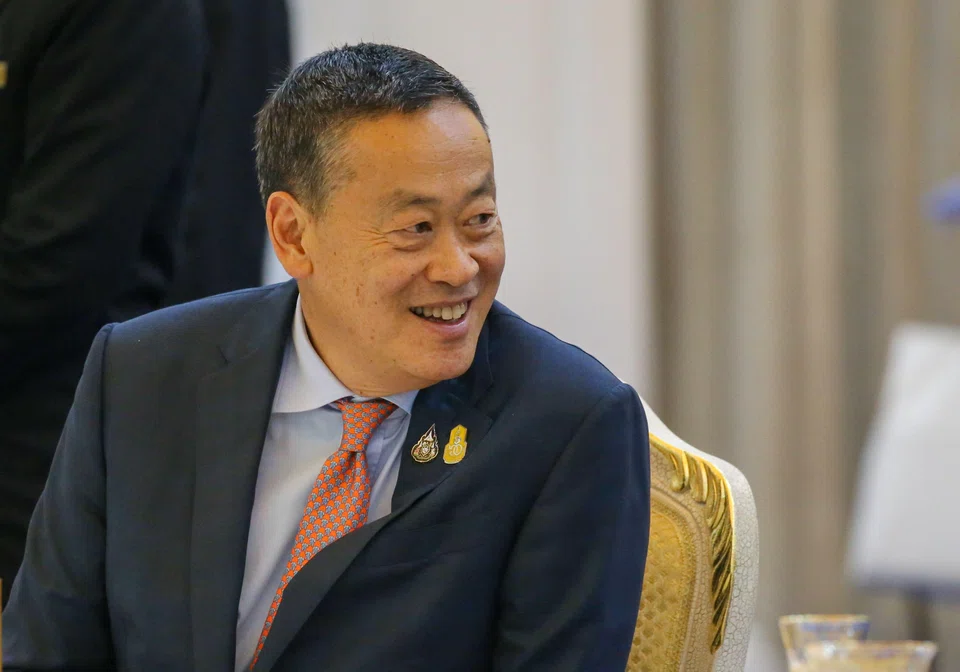 In a wide-ranging speech at a forum, Srettha Thavisin said his government would improve infrastructure and water management, upgrade airports to boost tourism, expand free trade agreements to compete with neighbours, and make it easier for companies to hire more foreign workers in Thailand.