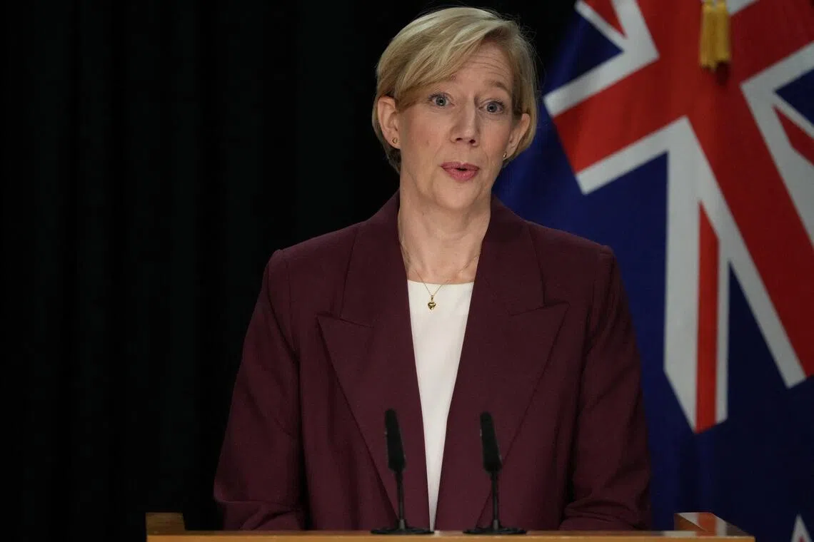 Newly appointed governor of Reserve Bank of New Zealand Anna Breman, speaks during an announcement at Parliament, Wellington, New Zealand, Sep 24, 2025. 