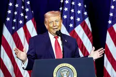 US President Donald Trump said the US and Venezuela were working well together. 