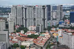 Flash data from real estate portal SRX and property agency 99.co shows that 54 HDB flats change hands for S$1 million or more during the month.  