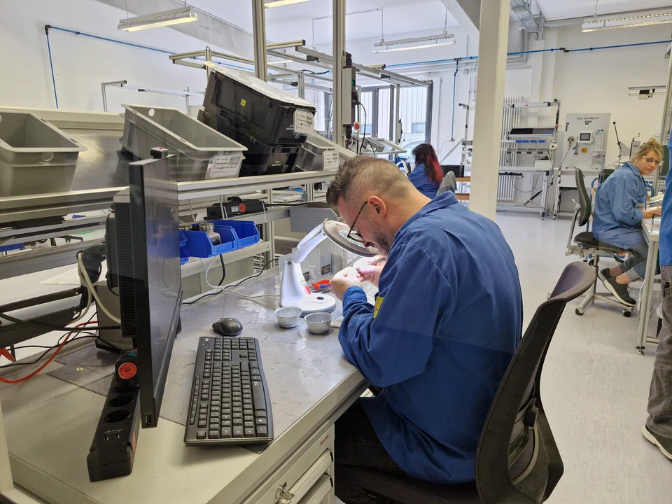 Singapore Aerospace Manufacturing's facility in Bad Tolz, Germany makes parts for the aerospace industry.