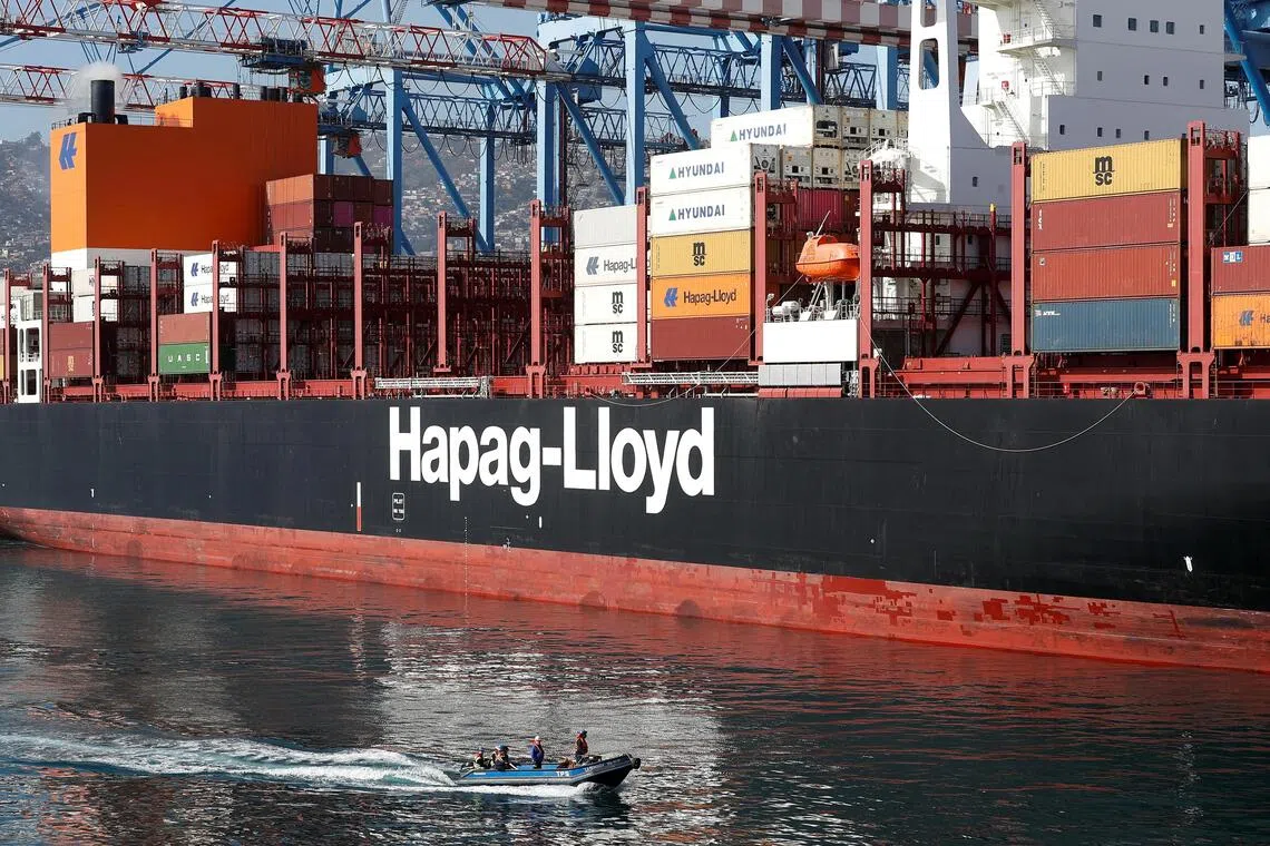 Hapag-Lloyd narrowed its full-year earnings before interest and taxes (Ebit) forecast to between 0.5 billion and 1.0 billion euros.
