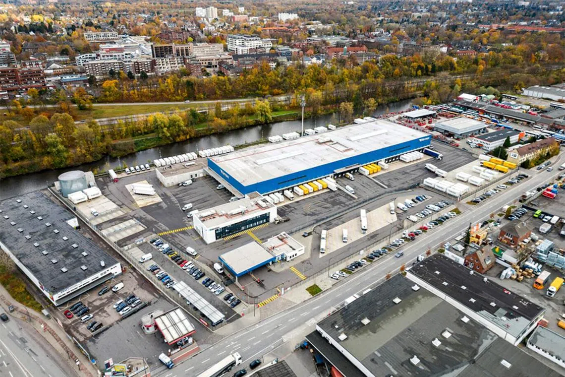 FLCT has acquired an 89.9% interest in four properties in Germany from its sponsor, Frasers Property, including a leasehold asset in Hamburg (above).  