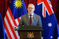 Malaysia is Albanese’s third stop in South-east Asia in the past week, following trips to Singapore and Brunei, as Canberra looks to shore up food and energy supplies.