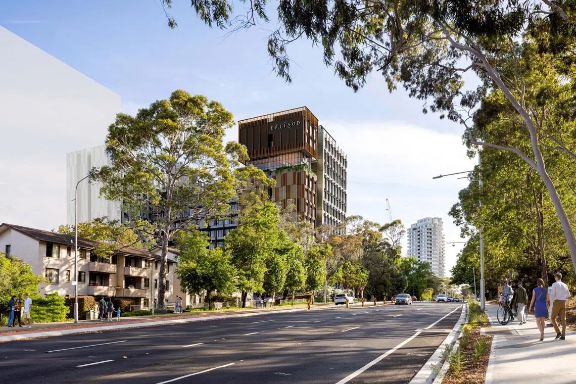 Centurion Accommodation Reit credited its higher-than-forecast revenue to higher rental rates in Singapore, and better-than-expected occupancy rates in its portfolio. Pictured is its Sydney student housing Epiisod Macquarie Park.
