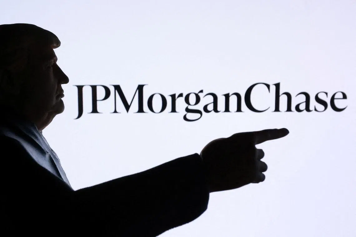 President Donald Trump filed a US$5 billion lawsuit on Thursday accusing JPMorgan Chase and its CEO Jamie Dimon of closing several of his and his companies’ accounts on political grounds. 