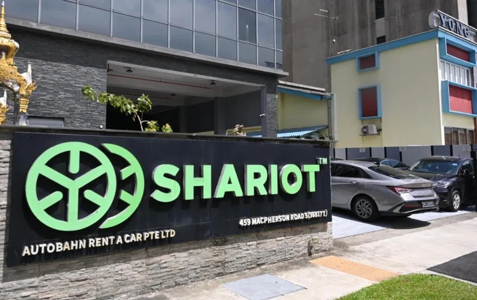 Autobahn Rent A Car and 18 other companies, including Shariot (above), owe more than S$300 million to debtors, which include the local banks DBS, OCBC and UOB.