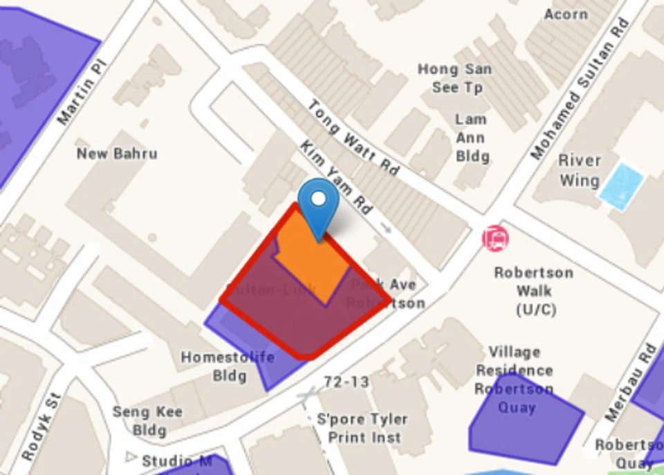 The Morrison Lane site  (in orange) in River Valley is slated to house 205 units.
