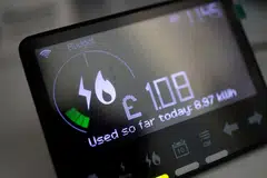 A smart energy meter in a home in London. With the world facing its most severe energy crisis since the 1970s, businesses play a crucial role in the transition to low-carbon energy.