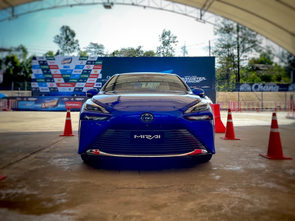 The Mirai even removes 99.5 per cent of PM2.5, the ultra-fine soot that is known to harm human health.