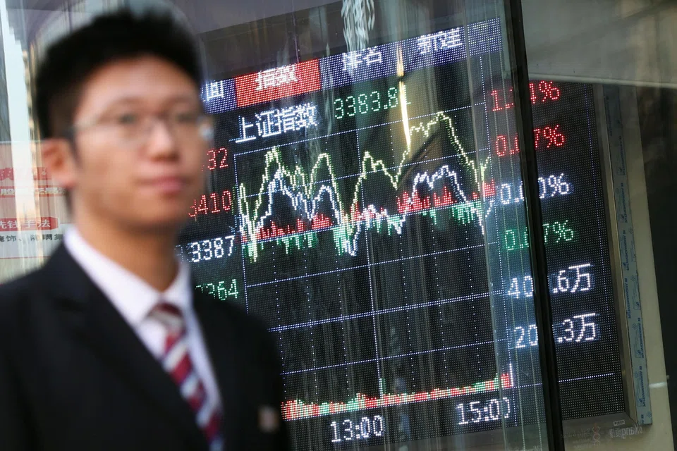 After slumping more than two per cent on Thursday, Shanghai stocks were still down in Friday morning trade, while Hong Kong was up, reversing the previous day’s trend.