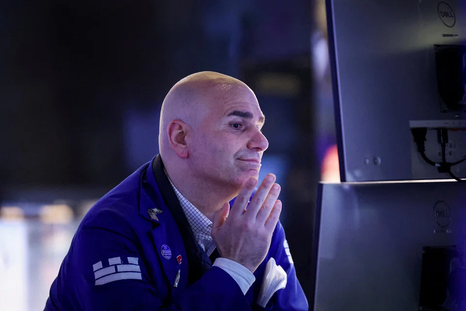 All three major indices finished firmly in the red, with the S&P 500 shedding 1.6 per cent to 4,982.77 on Tuesday, its first close below 5,000 points in nearly a year.