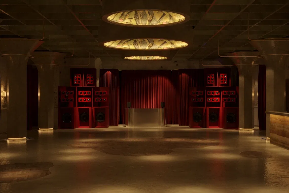 An artist's impression of the first-floor space in Mandala Club's new extension. 