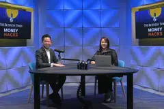 (From left) Ian Leong of Tiger Brokers Singapore and host Howie Lim.