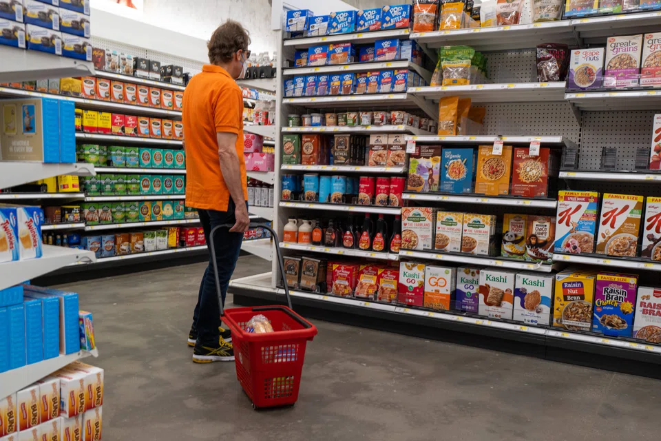 A New York City grocery: Inflation in the US has hit a 40-year high.
