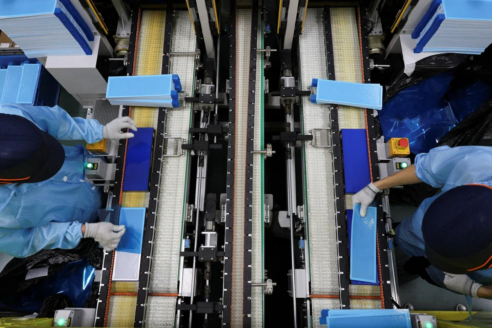 Profits at industrial firms rose 15.8 per cent in March from a year earlier, picking up from a 15.2 per cent jump in the January-February period.