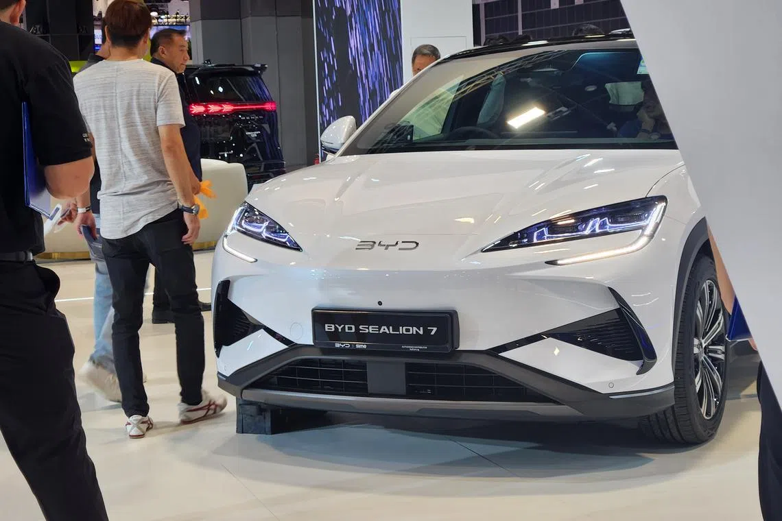 Car dealers say the high COE premiums leading up to the Singapore Motorshow had a moderating effect on sales. 