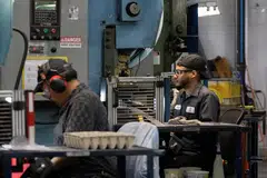 The S&P Global Canada Manufacturing Purchasing Managers’ Index (PMI) rose to a seasonally adjusted 48.6 in October from 47.5 in September.