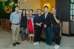 (From left) Chik Wai Chiew, CEO of Heritas Capital; Claire Wong, head of DBS Foundation (Business for Impact Chapter); Karen Ngui, DBS Foundation board member; Bettr employee Shirley Ng; Pamela Chng, founder of Bettr; and Bettr employee Shafiq Samil. 
