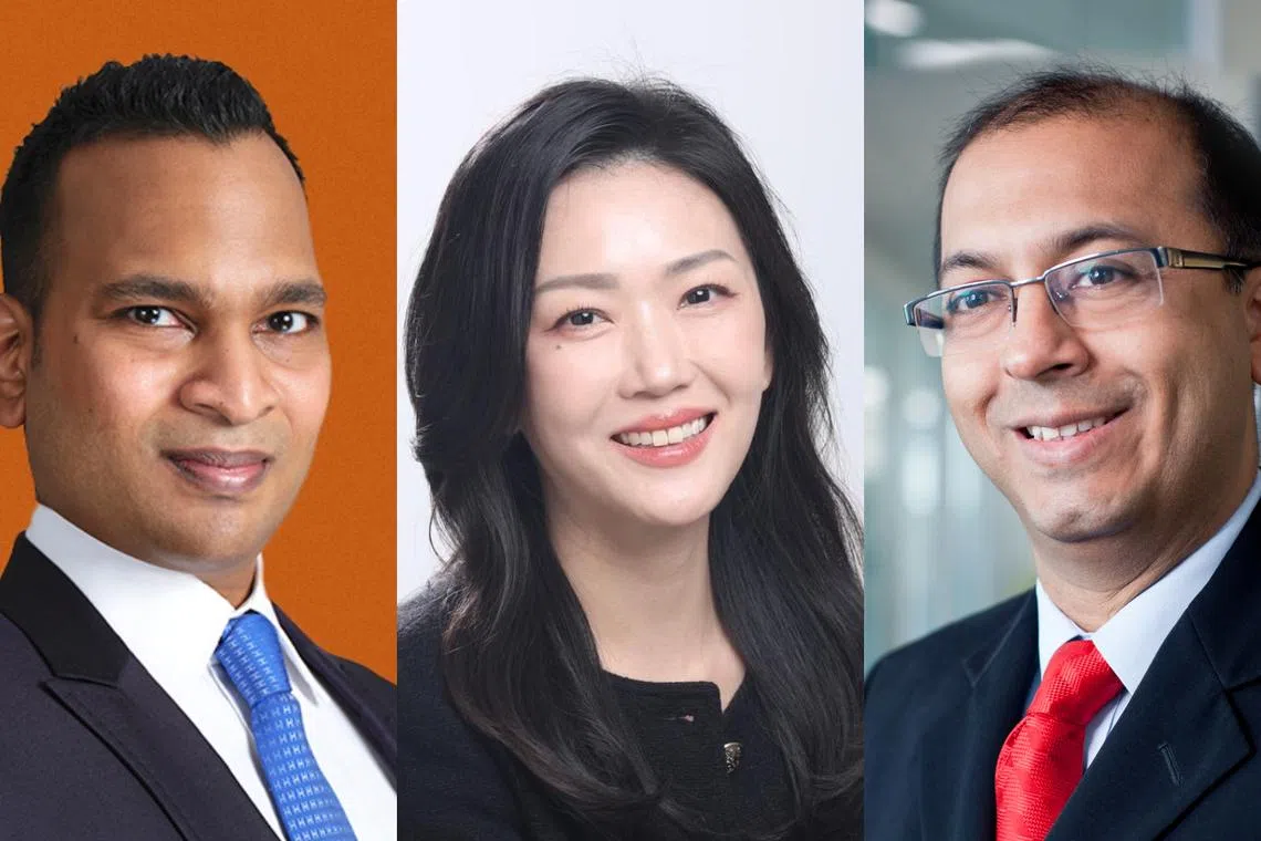 From left: Vikna Rajah, partner, Rajah & Tann; Huang Jingsi, senior vice-president and global head of tax at Olam Agri & Olam Group; Rohan Solapurkar, tax and legal leader, Deloitte Singapore.