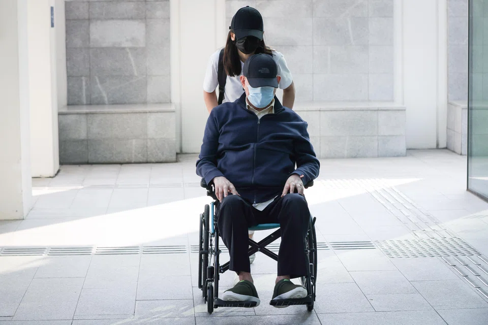 Singapore's fallen oil legend Lim Oon Kuin or OK Lim, as he is better known, arrives in the State Courts on Apr 11. 