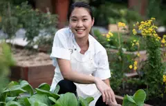 Chef Chudaree "Tam" Debhakam of Baan Tepa,  who has made sustainability her life’s mission as she champions local ingredients and pursues a no-waste policy.