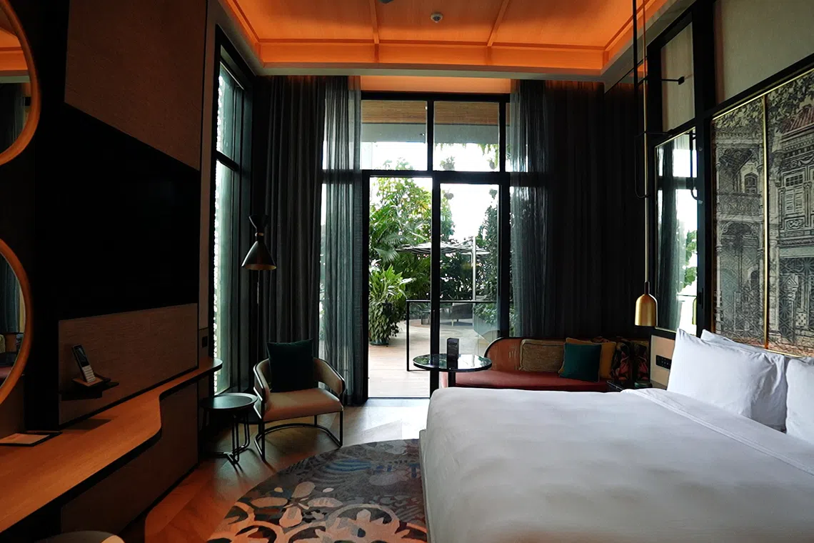 The garden terrace suite.