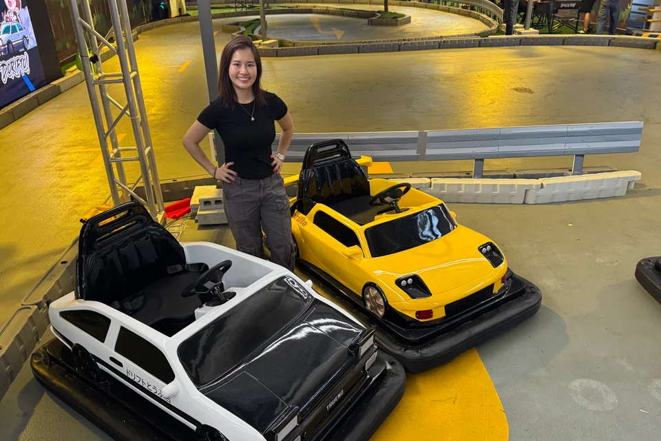 Gladys Lam, a former BT intern turned entrepreneur and motorsports racer, opened Dorifto! at the Novena Square carpark annexue on Apr 16.