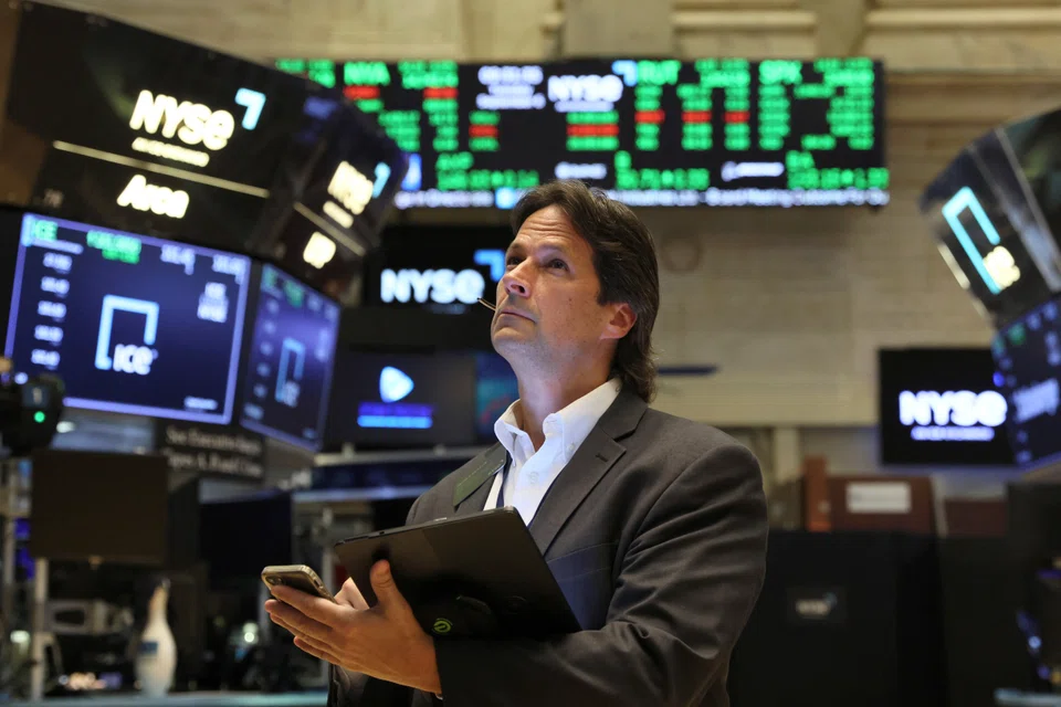 The Dow Jones Industrial Average fell 131.2 points, or 0.42 per cent, at the open to 30,888.53. 