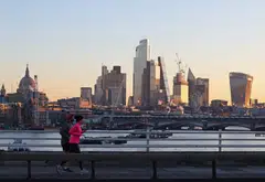 The S&P Global UK Services Purchasing Managers Index rose in August to 53.7 from 52.5 in July, above a preliminary estimate of 53.3.