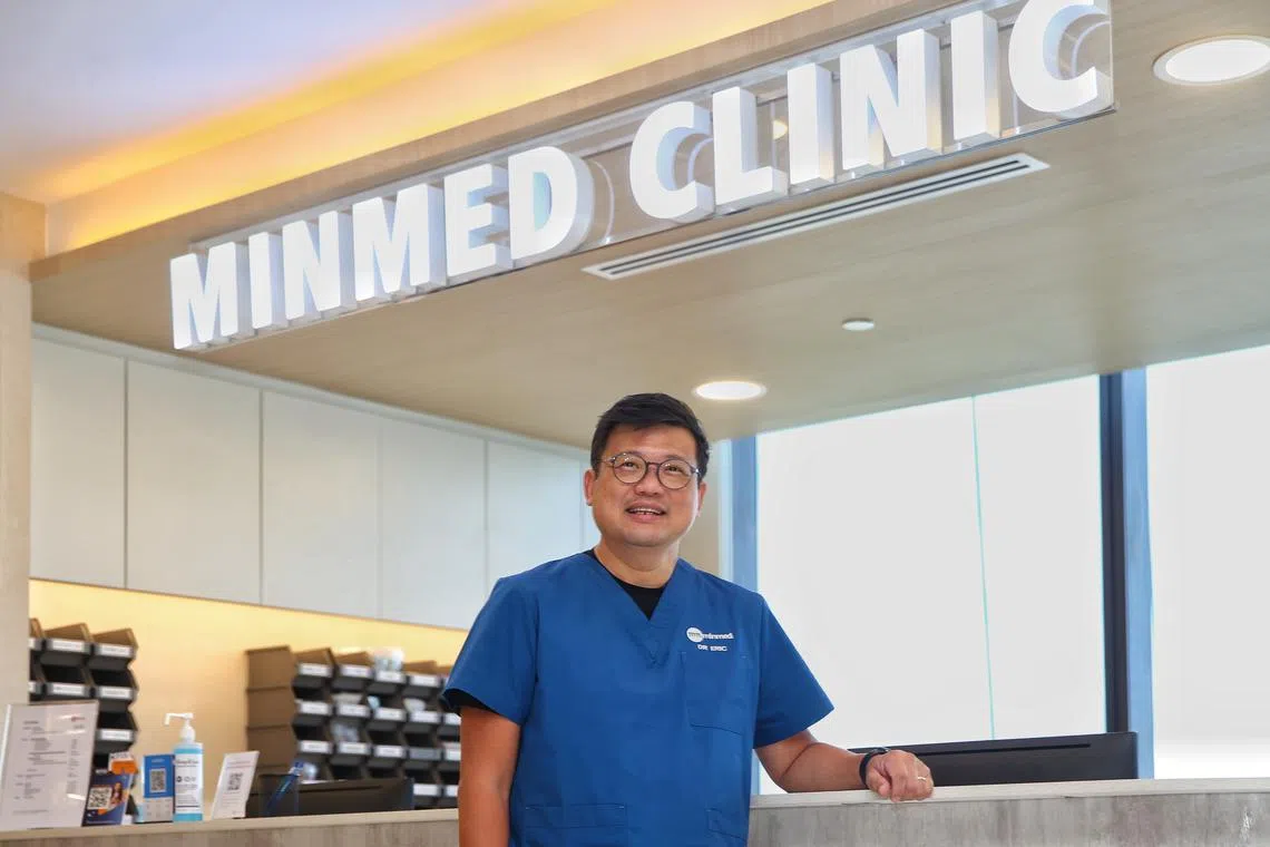 Minmed founder and CEO Eric Chiam has identified fitness and nutrition, as well as enhancing home care and hospital step-down care services, as key areas for growth, on top of ongoing GP care and health screening services.