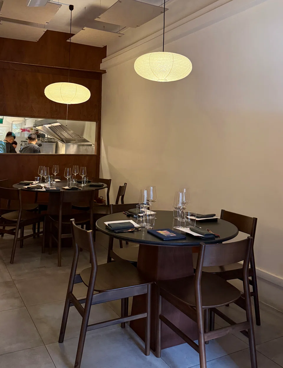 Mustard Seed's simple but cosy new decor.