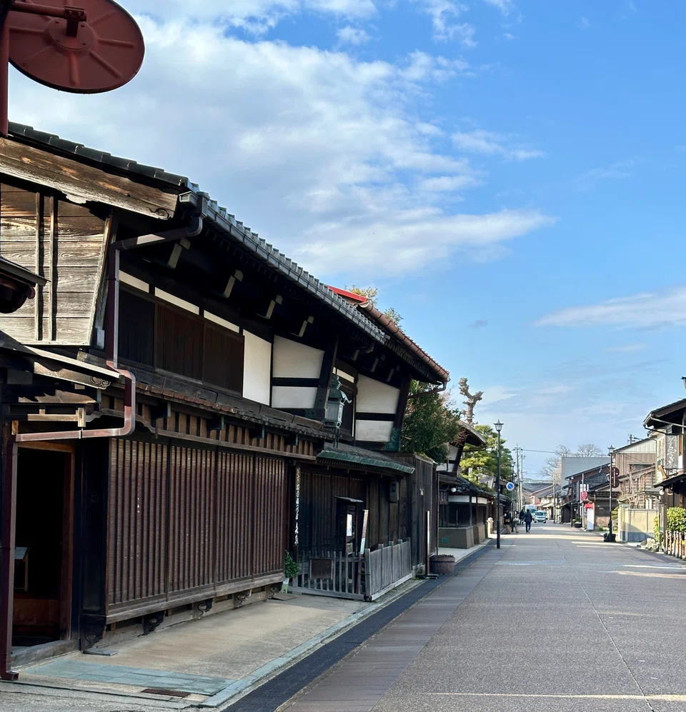 The streets of Iwase are lined with lovingly restored traditional houses.
