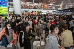 Total air passenger traffic reached almost 180 million trips in the first three months of 2024.