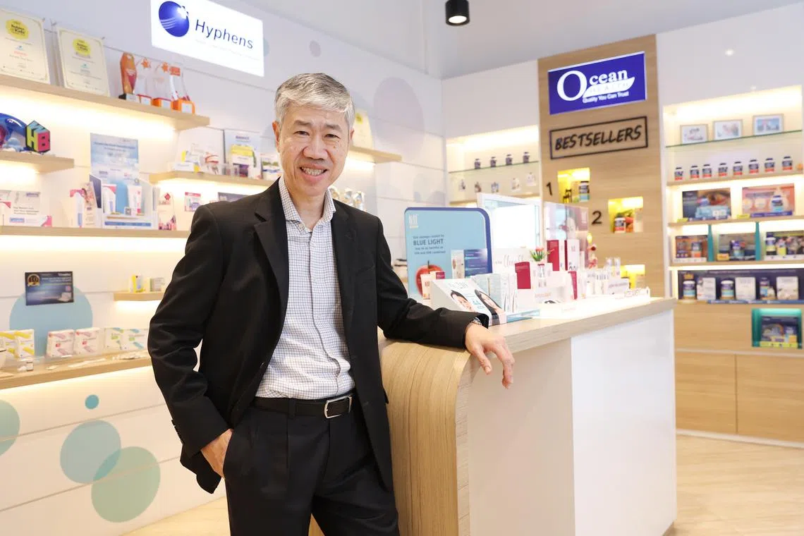 Lim See Wah, the chairman and CEO of Catalist-listed Hyphens Pharma