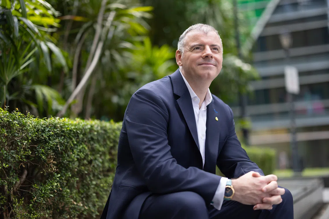 ‘At Sun Life, we focus on helping them make informed decisions and giving them greater control over how they manage, protect and transfer their wealth,’ says
Christopher Albrecht, chief executive officer of Sun Life Singapore.