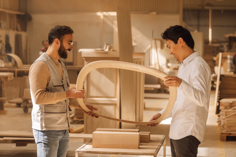 Tan collaborates with local craftsmen to produce items for Origin Made. 