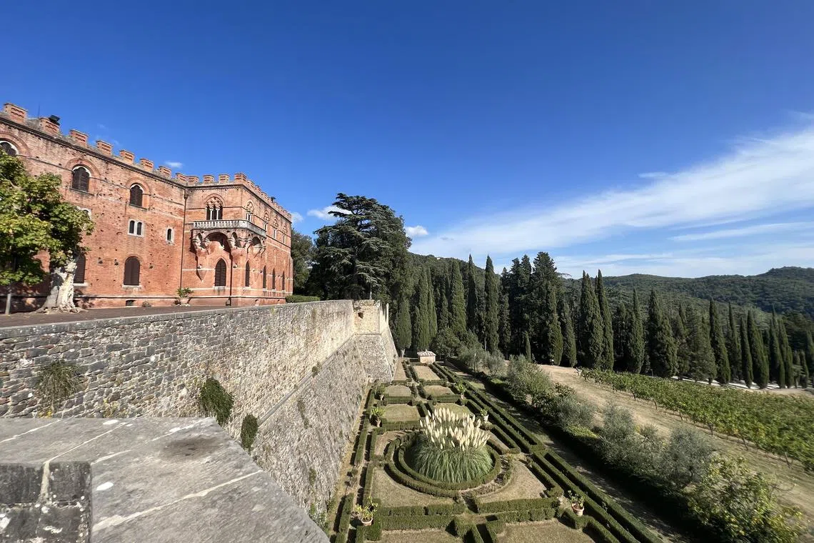 A panorama of Siena’s historic centre – a UNESCO World Heritage Site characterised by its distinctive Gothic architectural style – viewed from the Basilica of San Domenico.