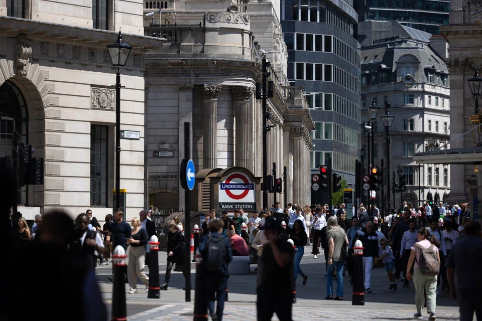 The S&P Global UK Composite PMI's employment gauge dropped to 45.1, its lowest since February.