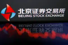 China’s blue-chip CSI300 Index and the Shanghai Composite Index both closed down 2 per cent.