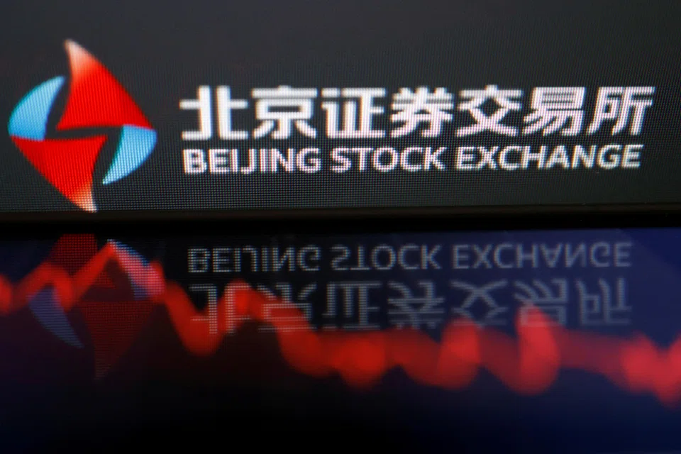 China’s blue-chip CSI300 Index and the Shanghai Composite Index both closed down 2 per cent.