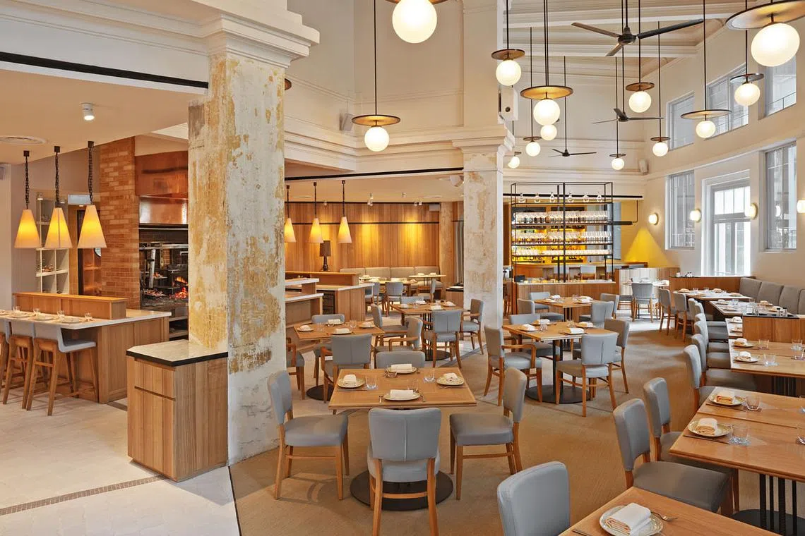 Modern dining in heritage spaces