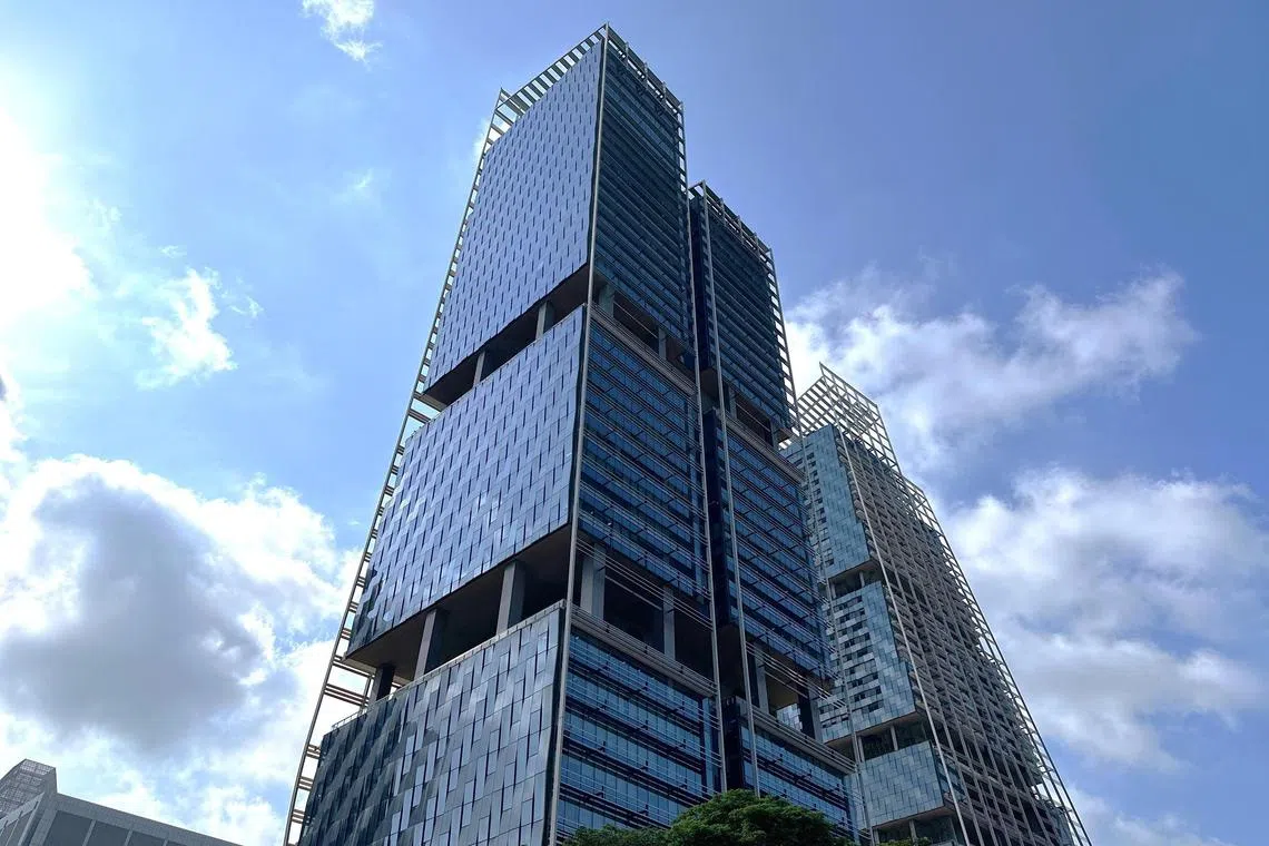 Meta is the largest office tenant at the 34-storey South Beach Tower (building on the left). It is not renewing its lease, which expires at the end of September this year.