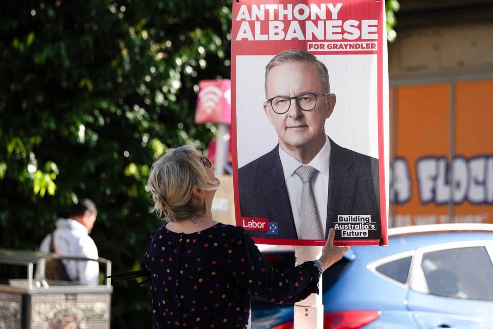 All published opinion polls show Albanese’s centre-left Labor ahead of the conservative Liberal-National coalition on a two-party preferred basis.