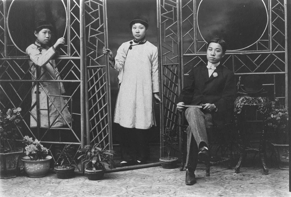 By the turn of the century, wealthy locals were able to take their own photos, such as this 1910 photo of unidentified subjects taken at the famous Lee Brothers Studio.