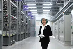 Jarinya Jirojkul, chief executive of Sri Trang Gloves. The manufacturer's revenue increased 32.1% to 6.1 billion baht.