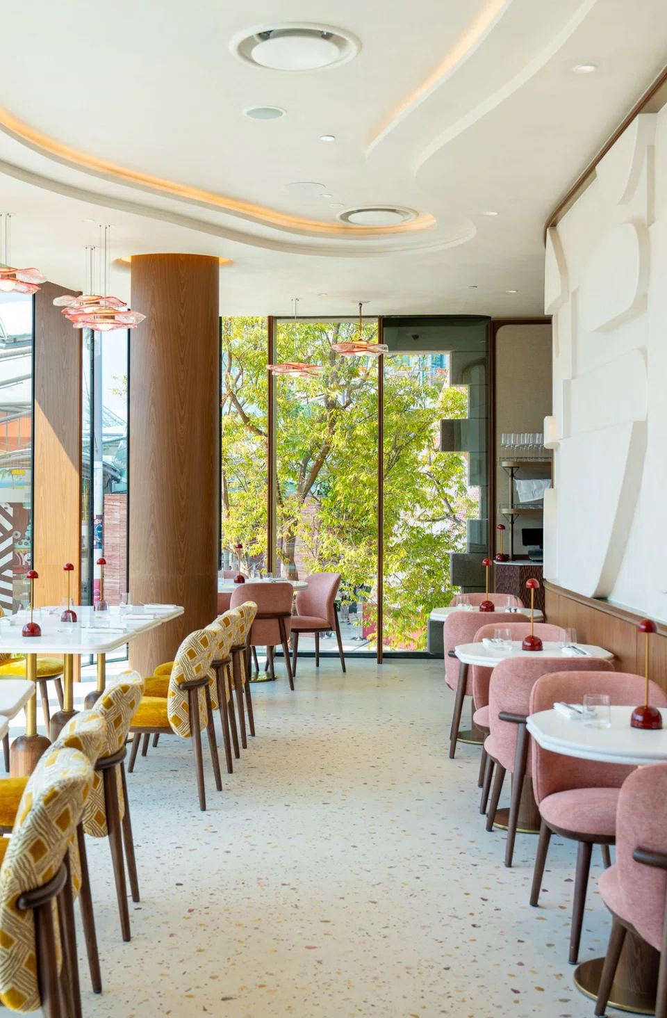 The interiors at Table at Pierre Herme.