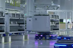 The Hyundai Motor Group Innovation Center Singapore deploys more than 200 robots, including automated guided vehicles and autonomous mobile robots. 