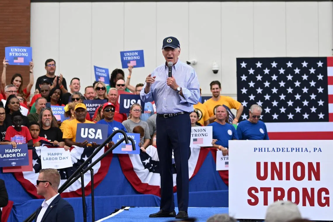 President Joe Biden's vocal support for organised labour, his targeted debt relief efforts and his plans to strengthen domestic high-tech manufacturing evoke the priorities of former president Franklin Roosevelt.